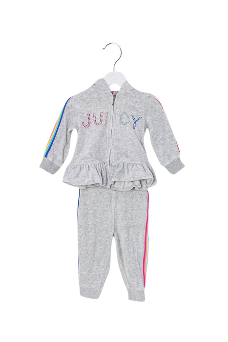 A Grey Pants Sets from Juicy Couture in size 6-12M for girl. (Front View)