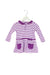A Purple Long Sleeve Dresses from Mides in size 6-12M for girl. (Front View)