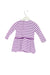 A Purple Long Sleeve Dresses from Mides in size 6-12M for girl. (Back View)