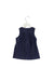 A Blue Sleeveless Dresses from Mides in size 6-12M for girl. (Back View)