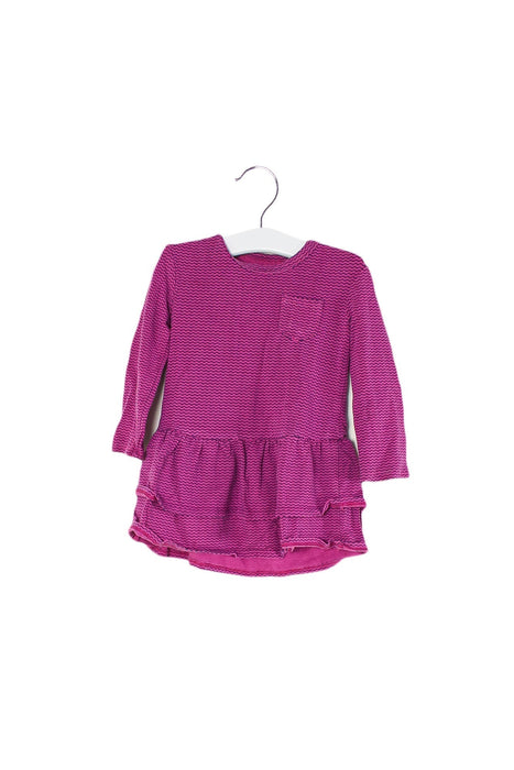 A Purple Long Sleeve Dresses from Egg by Susan Lazar in size 6-12M for girl. (Front View)