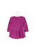 A Purple Long Sleeve Dresses from Egg by Susan Lazar in size 6-12M for girl. (Back View)