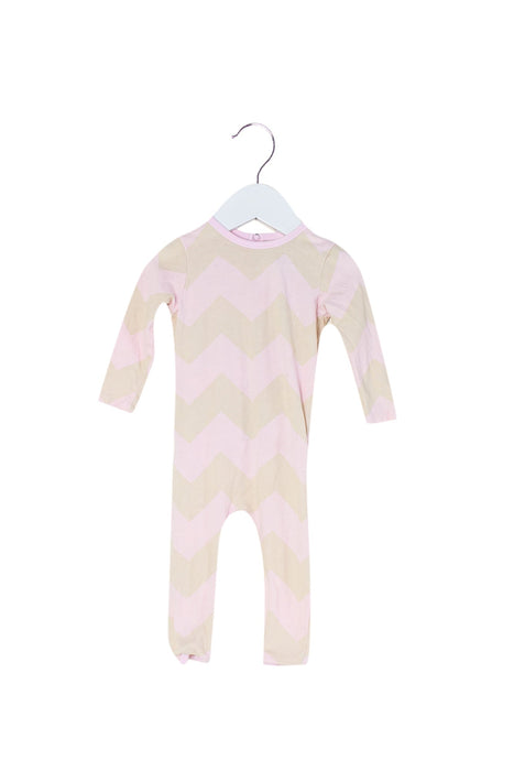 A Pink Long Sleeve Jumpsuits from Seed in size 3-6M for girl. (Front View)