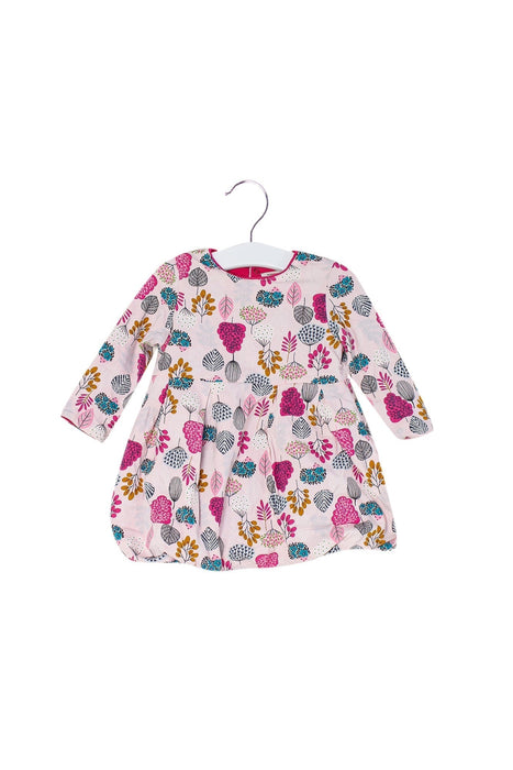 A Pink Long Sleeve Dresses from Catimini in size 6-12M for girl. (Front View)