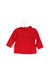 A Red Long Sleeve Tops from Sergent Major in size 6-12M for girl. (Back View)