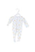 A White Onesies from Kissy Kissy in size 6-12M for boy. (Front View)