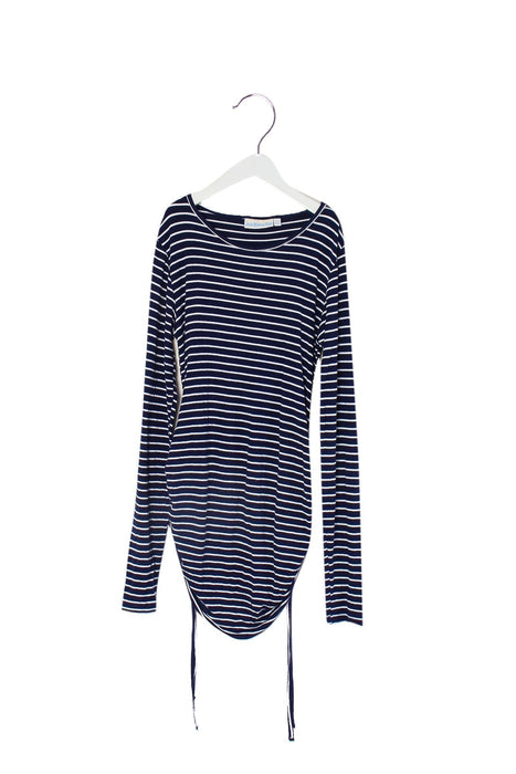 A Navy Long Sleeve Tops from Jojo Maman Bébé in size XS for maternity. (Front View)
