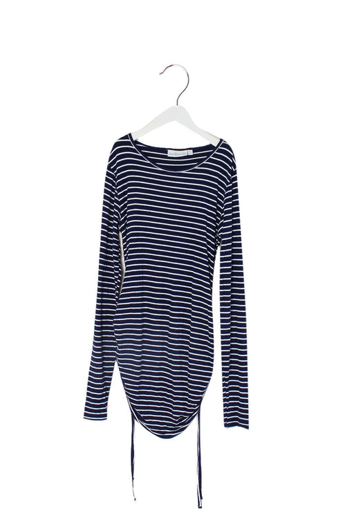 A Navy Long Sleeve Tops from Jojo Maman Bébé in size XS for maternity. (Front View)