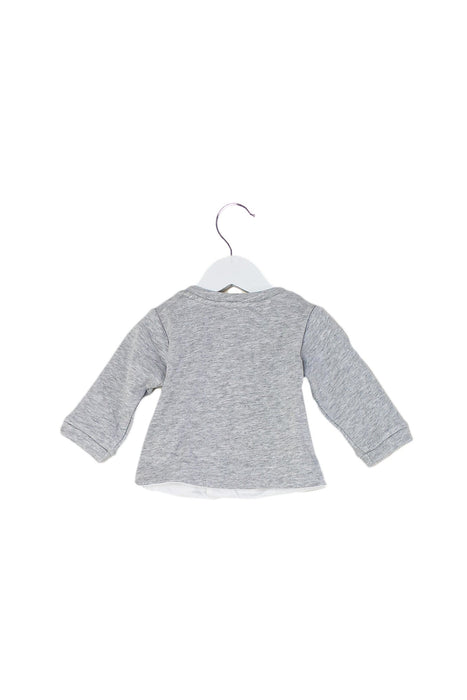 A Grey Lightweight Jackets from Jacadi in size 3-6M for boy. (Back View)