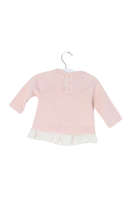 A Pink Crewneck Sweatshirts from J.Crew Baby in size 3-6M for girl. (Back View)