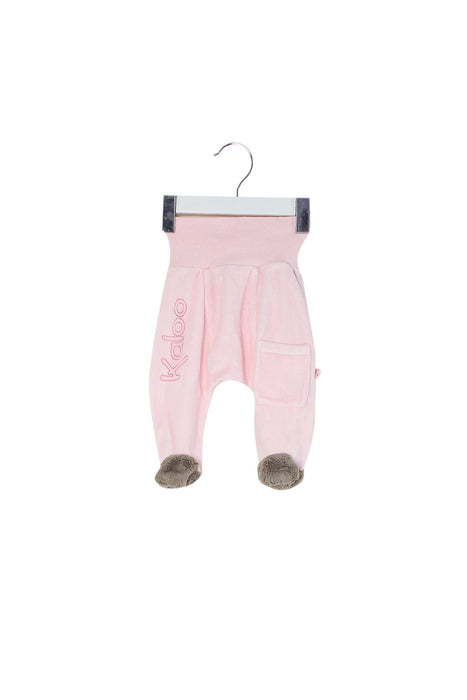 A Pink Sweatpants from Kaloo in size 0-3M for girl. (Front View)