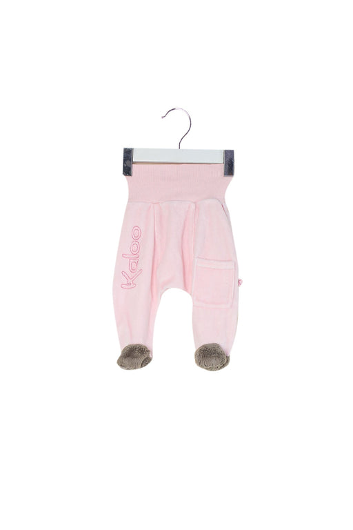 A Pink Sweatpants from Kaloo in size 0-3M for girl. (Front View)