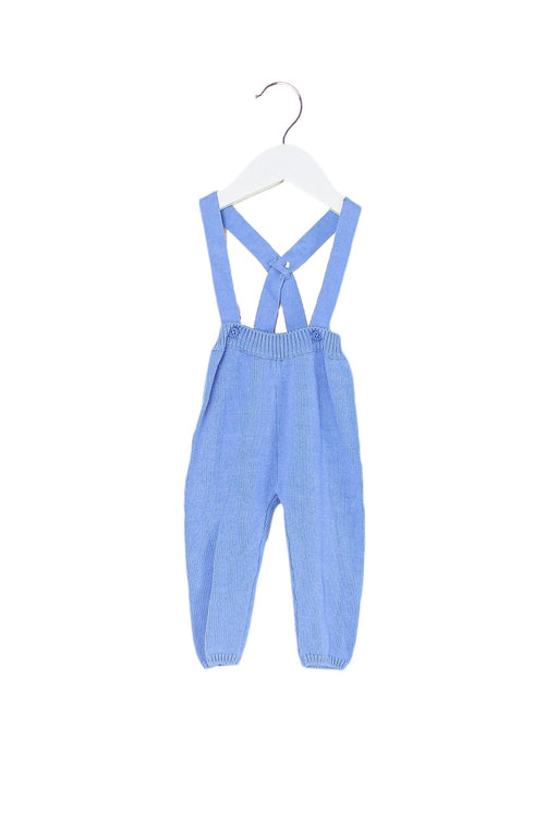 A Blue Sleeveless Jumpsuits from Mayoral in size 3-6M for boy. (Front View)