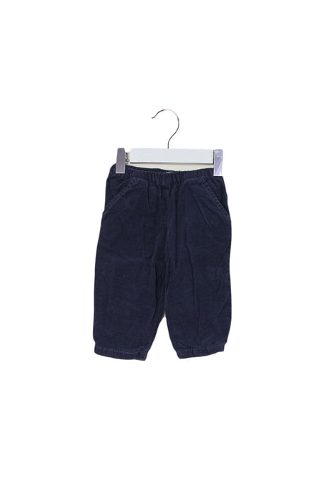 A Navy Casual Pants from Bout'Chou in size 3-6M for boy. (Front View)