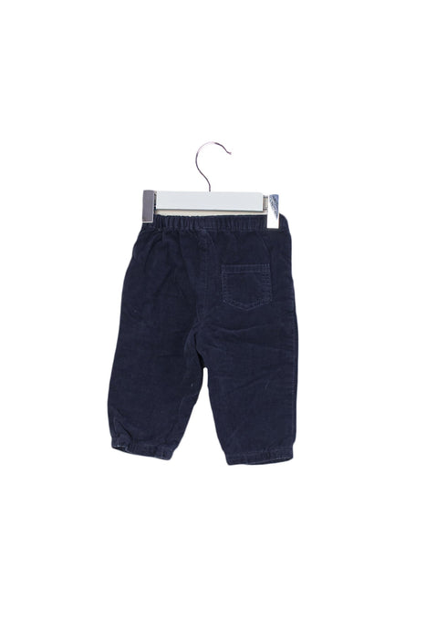 A Navy Casual Pants from Bout'Chou in size 3-6M for boy. (Back View)