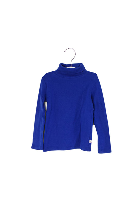 A Blue Long Sleeve Tops from Bonpoint in size 4T for girl. (Front View)