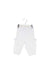 A White Casual Pants from Jacadi in size 6-12M for girl. (Front View)