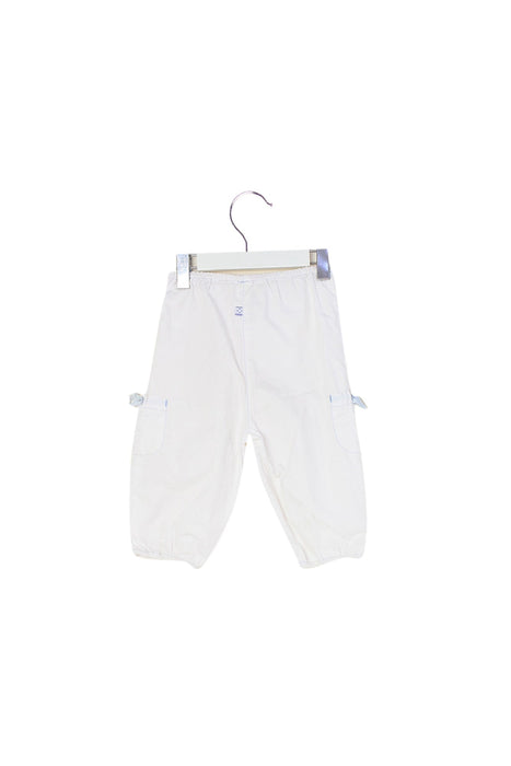 A White Casual Pants from Jacadi in size 6-12M for girl. (Back View)