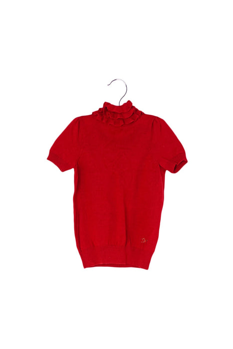A Red Knit Sweaters from Nicholas & Bears in size 4T for girl. (Front View)