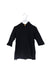 A Black Sweater Dresses from Bonton in size 3T for girl. (Front View)