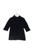 A Black Sweater Dresses from Bonton in size 3T for girl. (Back View)
