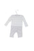 A White Long Sleeve Jumpsuits from The Little White Company in size 0-3M for boy. (Back View)