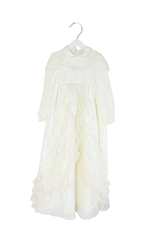 A White Long Sleeve Dresses from Nicholas & Bears in size 6T for girl. (Front View)