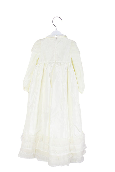 A White Long Sleeve Dresses from Nicholas & Bears in size 6T for girl. (Back View)