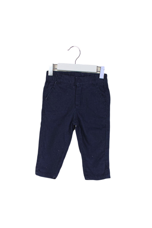 A Navy Casual Pants from Jacadi in size 6-12M for boy. (Front View)