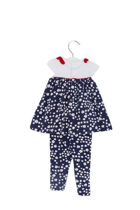 A Navy Pants Sets from Mayoral in size 3-6M for girl. (Back View)