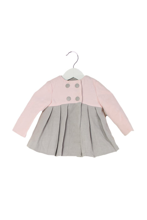A Pink Lightweight Jackets from Tahari in size 6-12M for girl. (Front View)