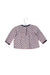 A Grey Long Sleeve Tops from Petit Bateau in size 3-6M for girl. (Back View)