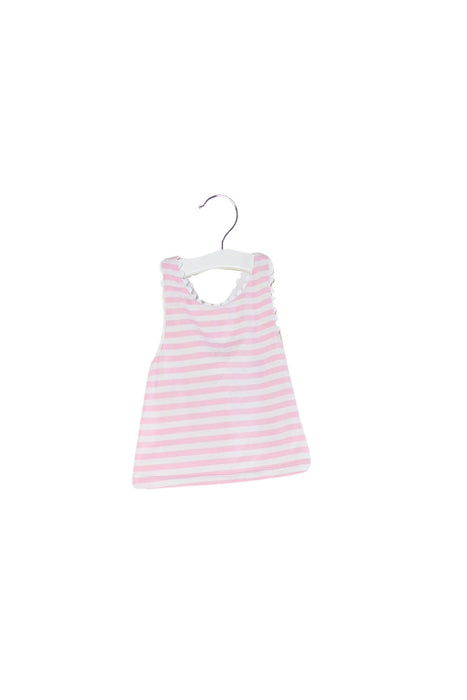 A Pink Sleeveless Tops from Jacadi in size 12-18M for girl. (Front View)