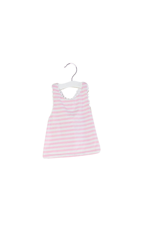 A Pink Sleeveless Tops from Jacadi in size 12-18M for girl. (Front View)
