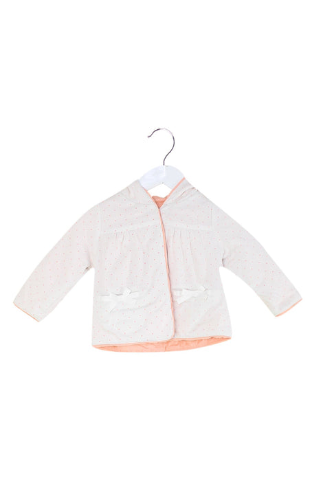 A White Lightweight Jackets from Marese in size 3-6M for girl. (Front View)