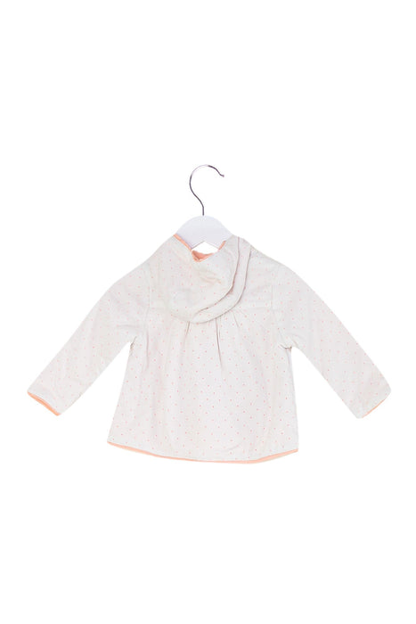 A White Lightweight Jackets from Marese in size 3-6M for girl. (Back View)