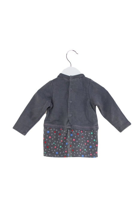 A Grey Long Sleeve Dresses from tuc tuc in size 6-12M for girl. (Back View)