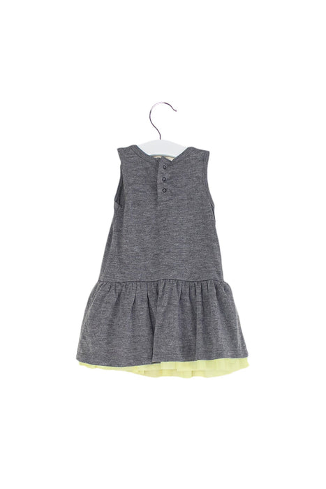 A Grey Sleeveless Dresses from DKNY in size 6-12M for girl. (Back View)