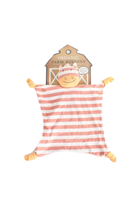 A Orange Soft Toys from Organic Farm Buddies in size Newborn for neutral. (Front View)