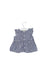 A Navy Sleeveless Dresses from Jacadi in size 3-6M for girl. (Back View)