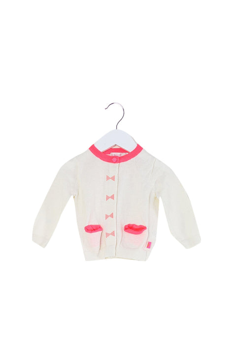 A Ivory Cardigans from Billieblush in size 3-6M for girl. (Front View)