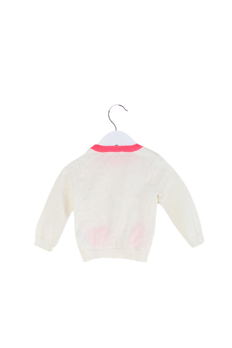 A Ivory Cardigans from Billieblush in size 3-6M for girl. (Back View)