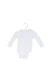 A White Long Sleeve Bodysuits from Cadet Rousselle in size 0-3M for girl. (Front View)