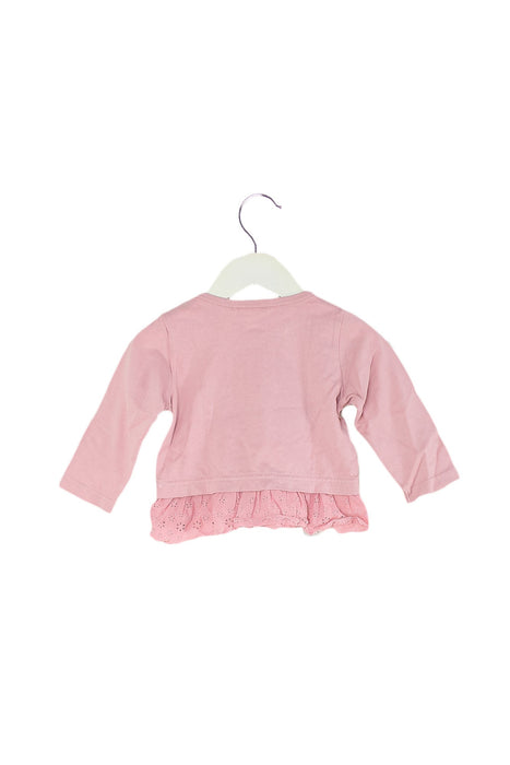 A Pink Long Sleeve Tops from Familiar in size 12-18M for girl. (Back View)