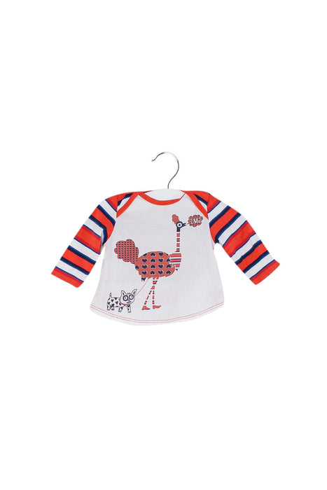 A Orange Long Sleeve Tops from Little Marc Jacobs in size 0-3M for girl. (Front View)