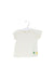 A Ivory Short Sleeve T Shirts from Carrément Beau in size 6-12M for girl. (Front View)