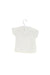 A Ivory Short Sleeve T Shirts from Carrément Beau in size 6-12M for girl. (Back View)