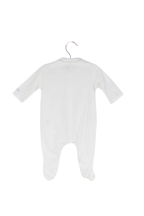 A White Long Sleeve Jumpsuits from Petit Bateau in size 0-3M for neutral. (Back View)