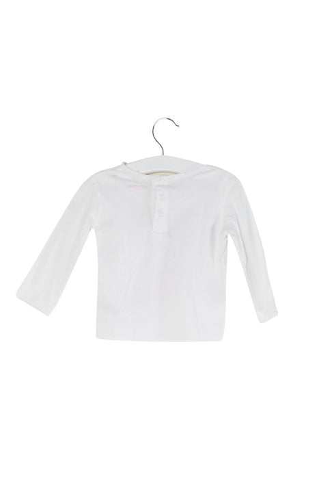 A White Long Sleeve Tops from Zadig & Voltaire in size 6-12M for girl. (Back View)