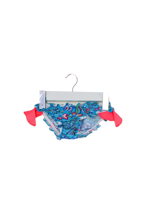 A Blue Bikinis from Calzedonia in size 3-6M for girl. (Front View)